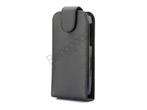 Black Flip Leather Pouch Case Cover for Nokia E72+Free Film Screen 