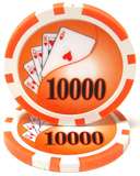 50 $100 Dollar Yin Yang Poker Chips 14 table gram  