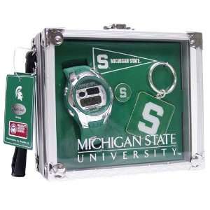 Michigan State Spartans Rock Box Watch/Accessory Set  