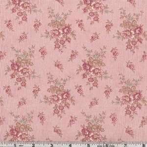  45 Wide Moda Aviary Bouquet Berry Fabric By The Yard 3 