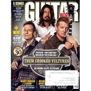   Magazine March 2010 Them Crooked Vultures with CD: Guitar World: Books
