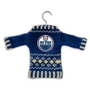  Edmonton Oilers Knit Sweater Ornament