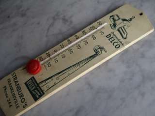   DELCO Thermometer vintage Franklinville New York Water Systems  