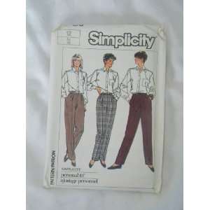  Simplicity 7703 Pants Pattern Sizes 12 Vintage UNCUT 