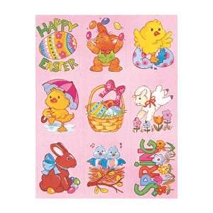  24 Pack EUREKA EASTER GIANT STICKERS 