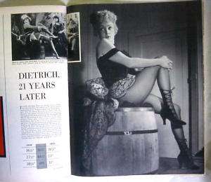 1951 July 31 LOOK Magazine Stan Musial Marlene Dietrich  