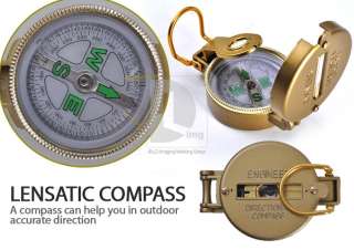 Military Liquid Lensatic Camping Navigation Pocket Compass  