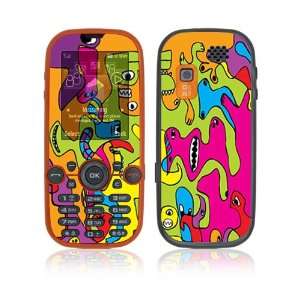   Samsung Gravity 2 Decal Skin Sticker   Color Monsters 