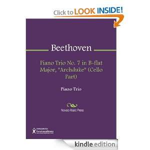 Piano Trio No. 7 in B flat Major, Archduke (Cello Part) Sheet Music 