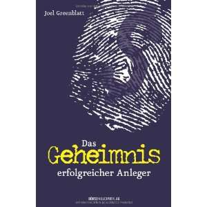   erfolgreicher Anleger (9783864700101) Joel Greenblatt Books