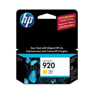  HP 920 YELLOW OFFICEJET INKCARTRIDGE (Computer / Printer 