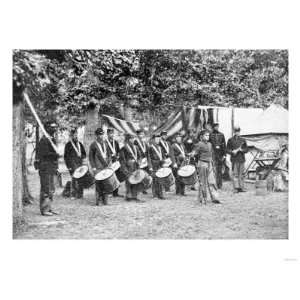  Civil War Drum Corps Giclee Poster Print, 32x24