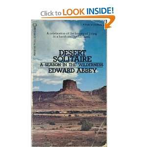   Season in the Wilderness (9780345023551) Edward Abbey Books