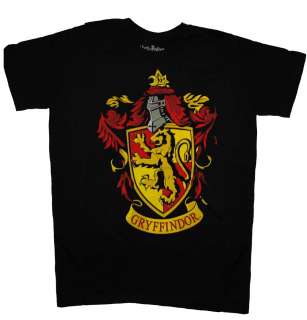 Harry Potter Hogwarts School Gryffindor Crest T Shirt Tee  