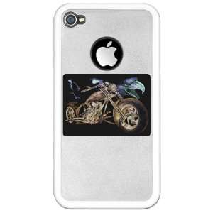   or 4S Clear Case White Eagle Lightning and Cycle 