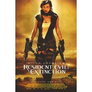 Resident Evil : Extinction Regular Movie Poster Double Sided Original 