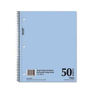  Mid Tier Single Subject Notebook, College Rule, Ltr, White 