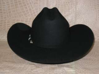 Stetson Lariat Black 3X Beaver Fur Felt Cowboy Hat  