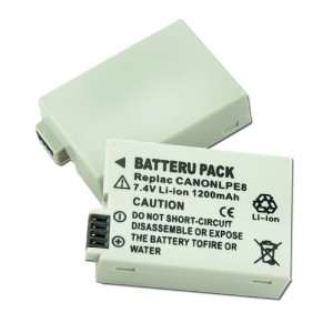 New 7.4 v LP E8 LPE8 Battery pack For Canon EOS Kiss X4 