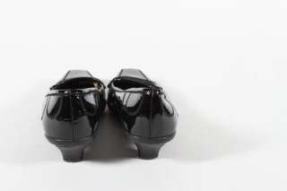 Prada Black Patent Kitten Heel Loafer Wear To Work Everyday Size 36/6 