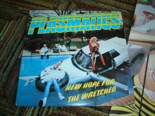 PLASMATICS NEW HOPE FOR THE WRETCHED POSTER FAN CLUB LP  