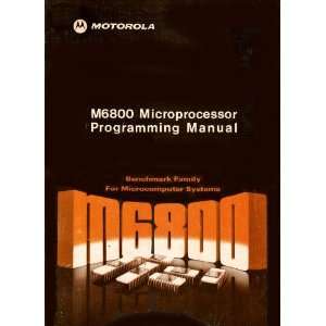  M6800 Microprocessor Programming Manual Motorola Books