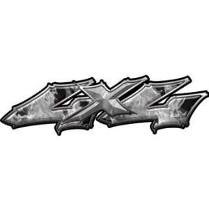  Wicked Series 4x4 Truck Bed Side Decals Inferno Gray 