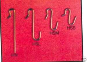 Wire S hooks HSM 23MM bag of 72 pieces  