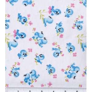  Snuggle Flannel Fabric Birds: Home & Kitchen