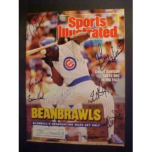  Chicago Cubs Autographed July 20, 1987 Sports Illustrated Magazine