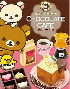Re ment Dollhouse Miniature SAN X Rilakkuma Bear Cafe Cake Chocolate 