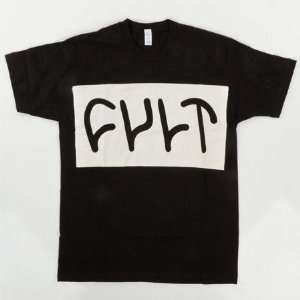 Cult Box Logo   Mens T Shirt   Black:  Sports & Outdoors