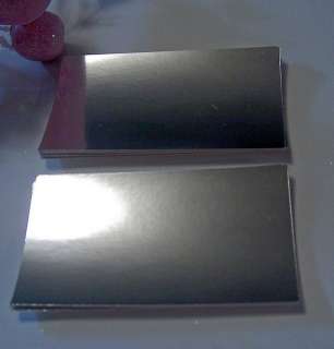 silver cardstock shiny metallic 20 sheets 4x6 65# papercrafts  