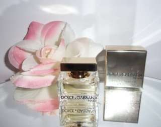   Gabbana THE ONE Eau De Parfum Perfume EDP Travel Mini Splash 0.17oz