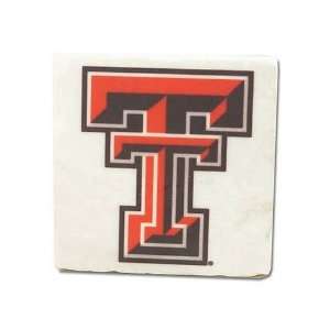 Texas Tech Red Raiders Tumbled Stone Coaster 4 Set  