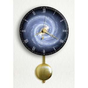  Milky Way Galaxy 6 Silent Pendulum Wall Clock