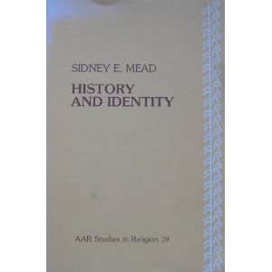  History and identity (American Academy of Religion studies 