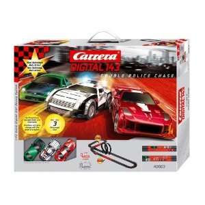 Carrera Digital 1:43 Double Police Chase Race Set New  