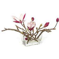 Kathy Ireland Home Japanese Magnolia Silk Flower  Overstock