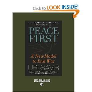   Edition) A New Model to End War (9781442960183) Uri Savir Books