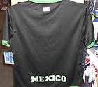 new black mexico soccer jersey youth large expedited shipping 