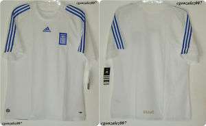 Adidas Greece Greek National Soccer Team Jersey Mens  