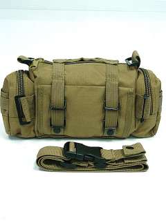 SWAT Airsoft Molle Utility Waist Pouch Bag Coyote Brown  