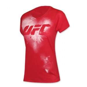  UFC Womens Red Cage T Shirt