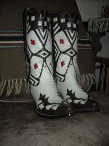 Rancho Loco Gambler Cowboy Western Boots 10.5 D  