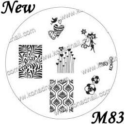 M83 IMAGE PLATE Konad Stamping Nail Art Design Nail NEW  