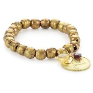 com Citrine by the Stones Balagan Brass Beads Bracelet With Citrine 