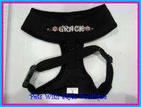 Bling Personalized Soft Mesh Dog Harness S M L  