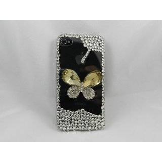  3d Bling Crystal Case, Cover for Apple Iphone 4 and 4s 