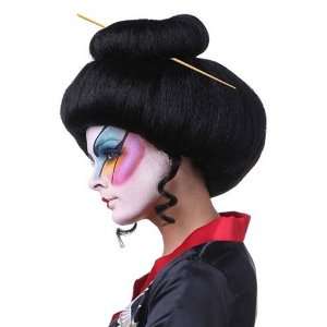   Deluxe Japanese Lady Costume Wig by Characters Line Wigs: Toys & Games